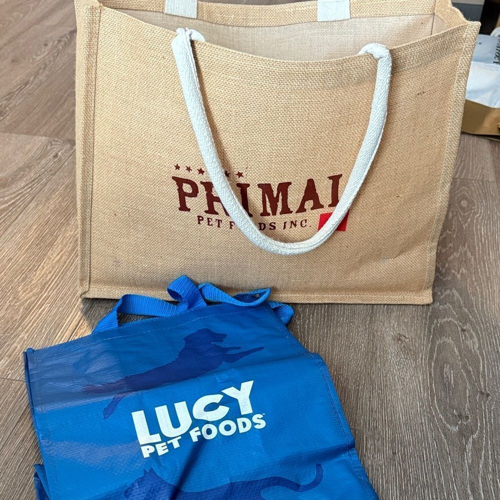 Lucy Pet Foods Blue Tote Bag
